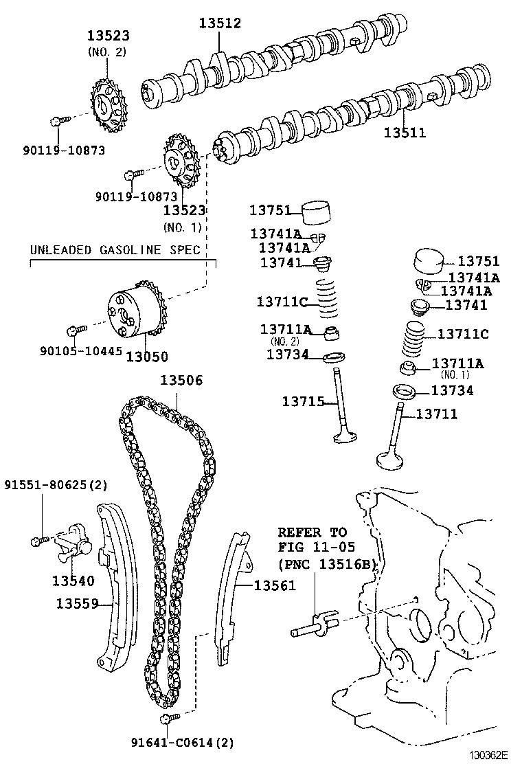 90501-43002 SPRING, COMPRESSION(FOR INNER) product image