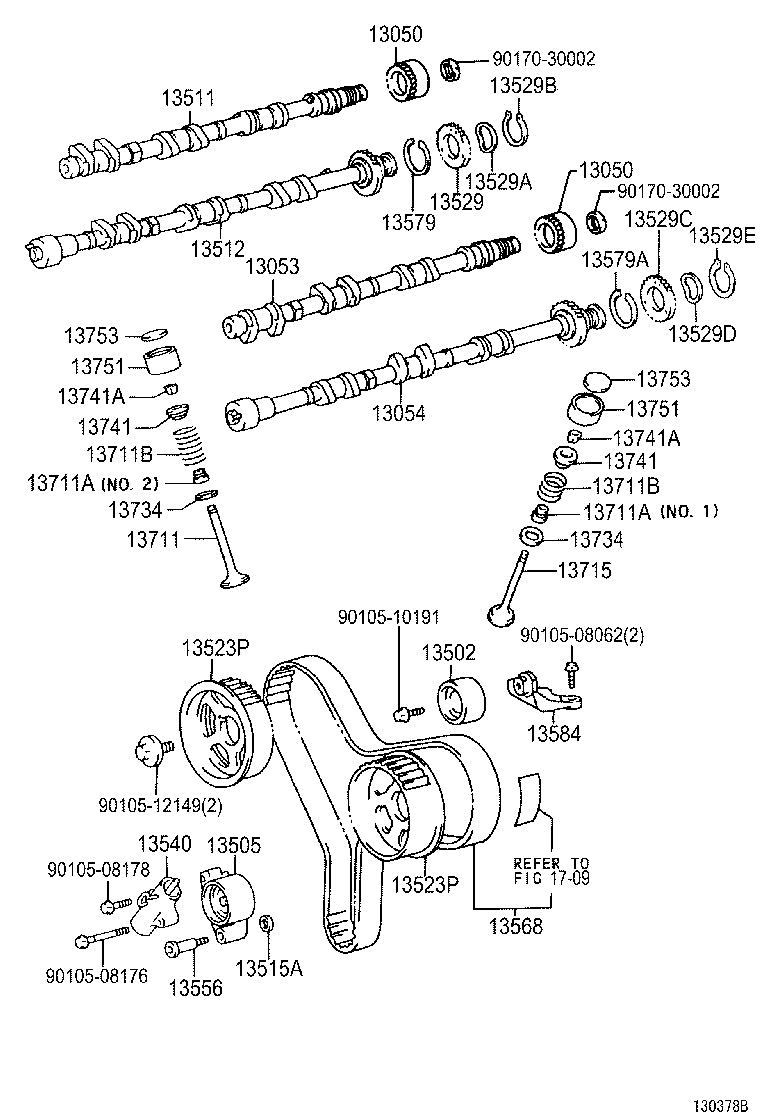 Toyota 13501-20040 CAMSHAFT