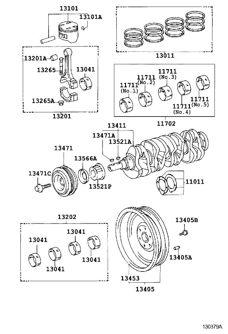 13407-74030 PULLEY, CRANKSHAFT product image