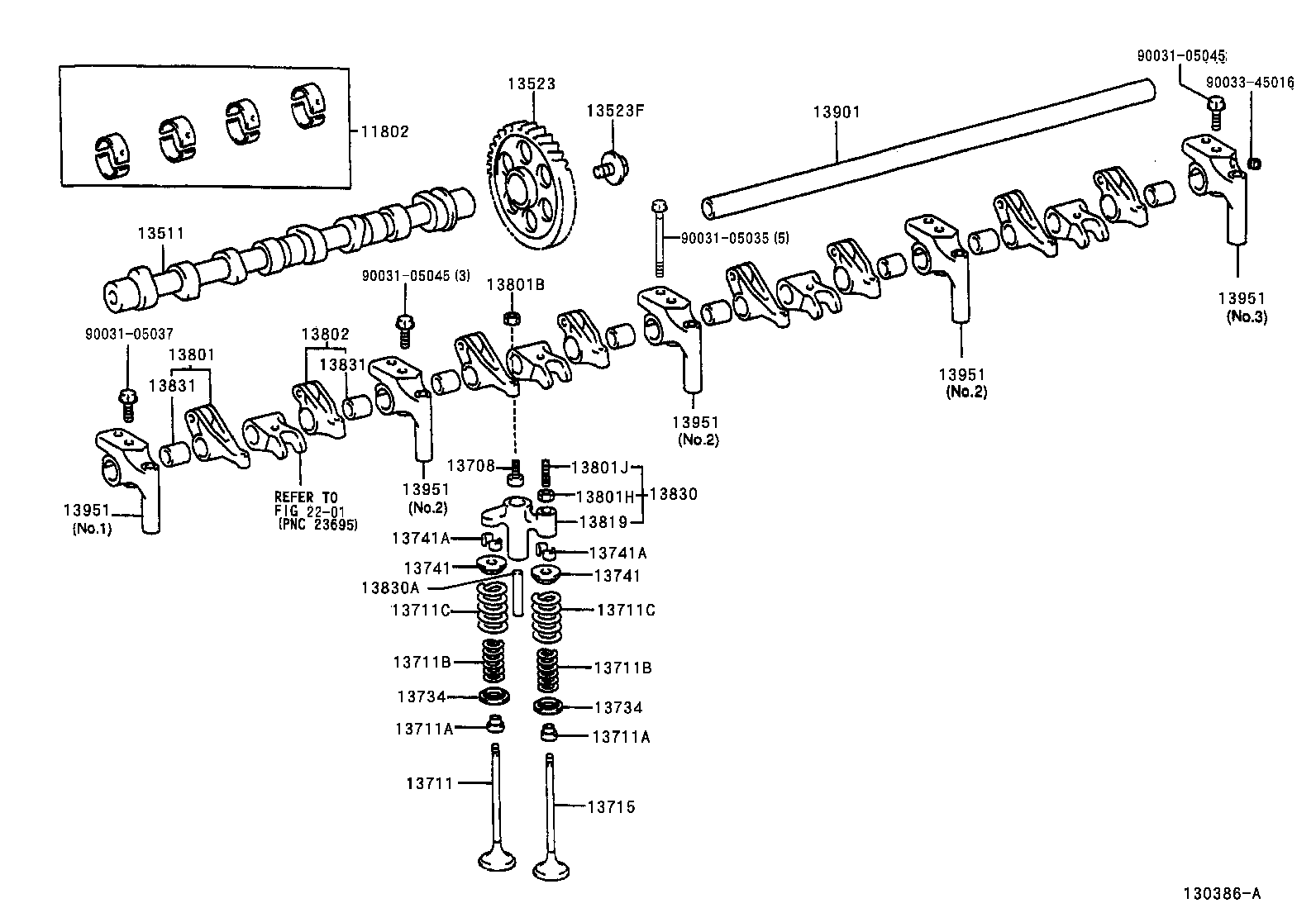11801-78020 BEARING SET, CAMSHAFT product image