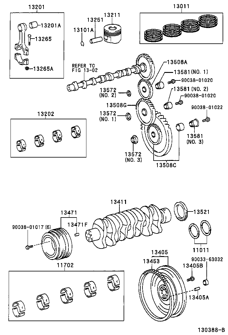 90031-09050 BOLT, FLYWHEEL SETTING product image