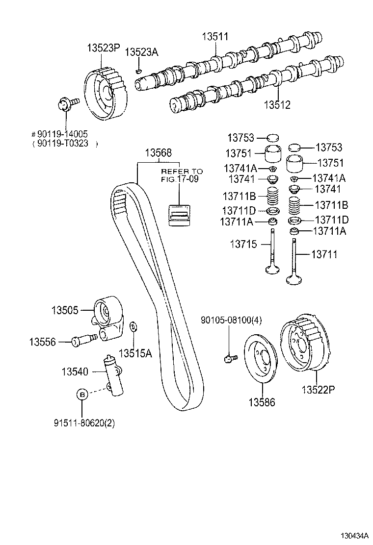 13501-05030 CAMSHAFT product image