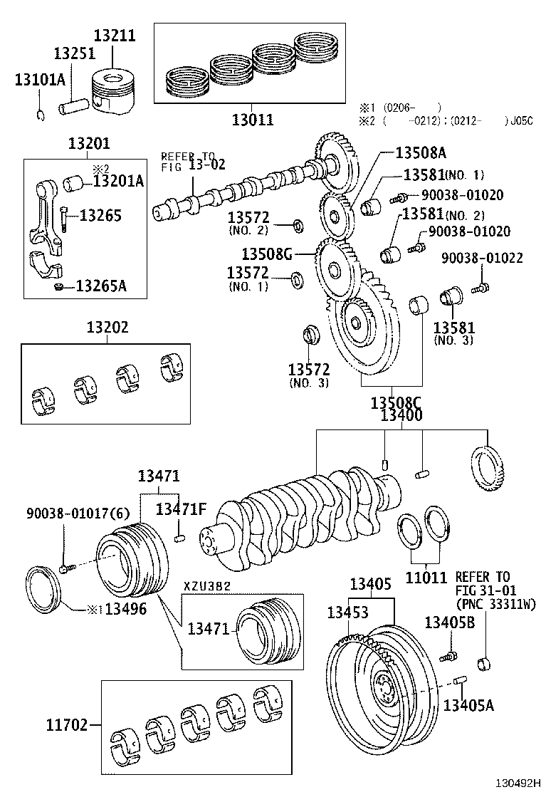 13405-58060 FLYWHEEL SUB-ASSY product image