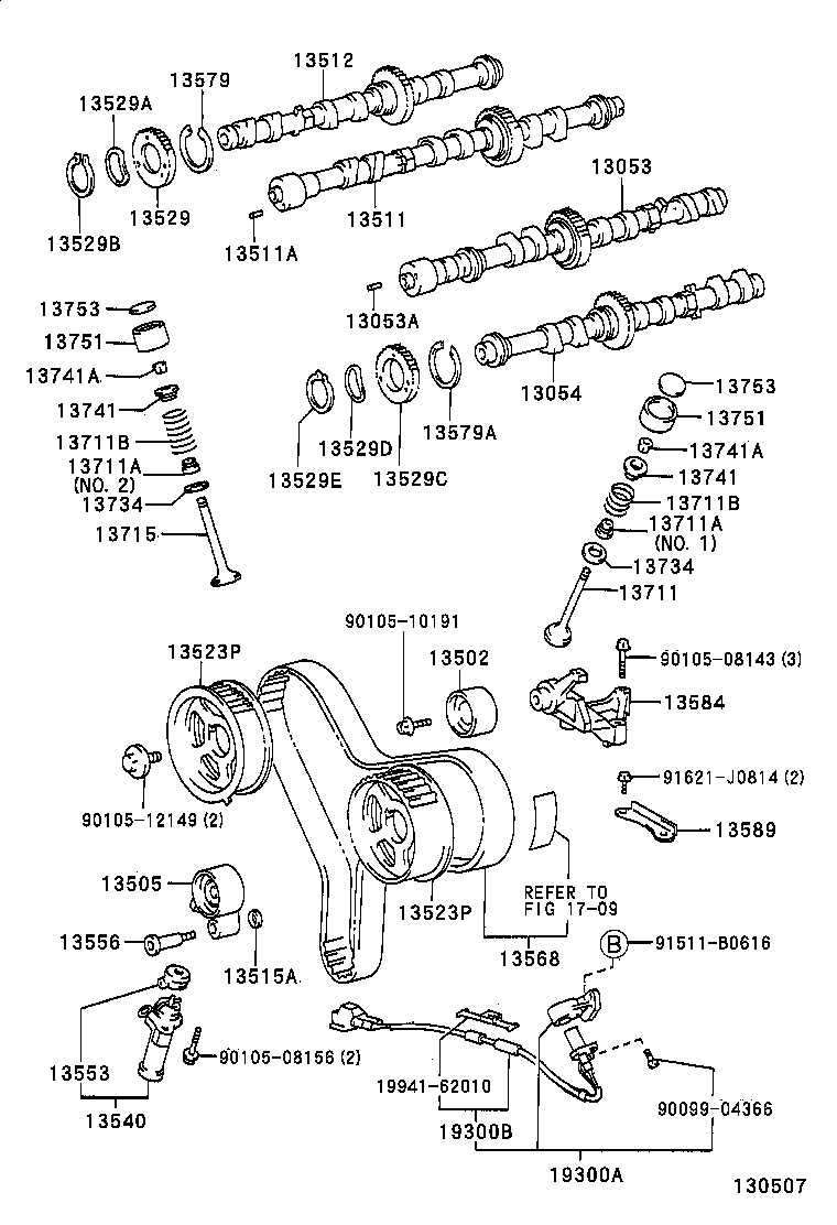 13501-05030 CAMSHAFT product image