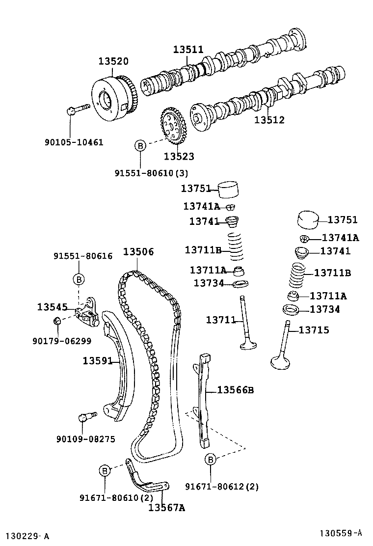 13523-21040 GEAR OR SPROCKET, CAMSHAFT TIMING product image