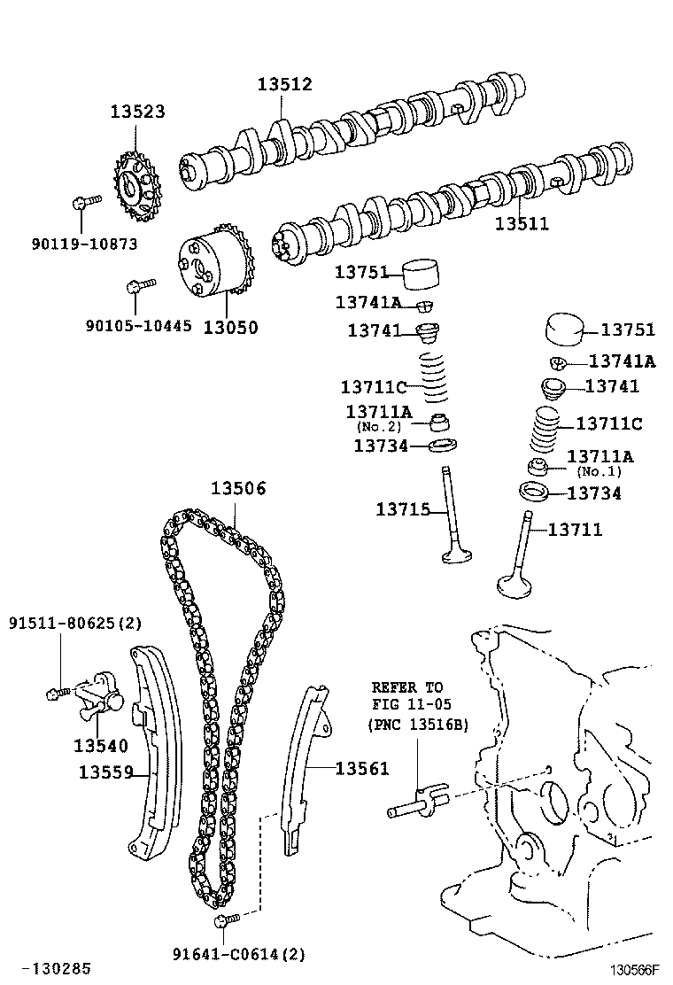 13801-23010 ARM SUB-ASSY, VALVE ROCKER, NO.1 product image
