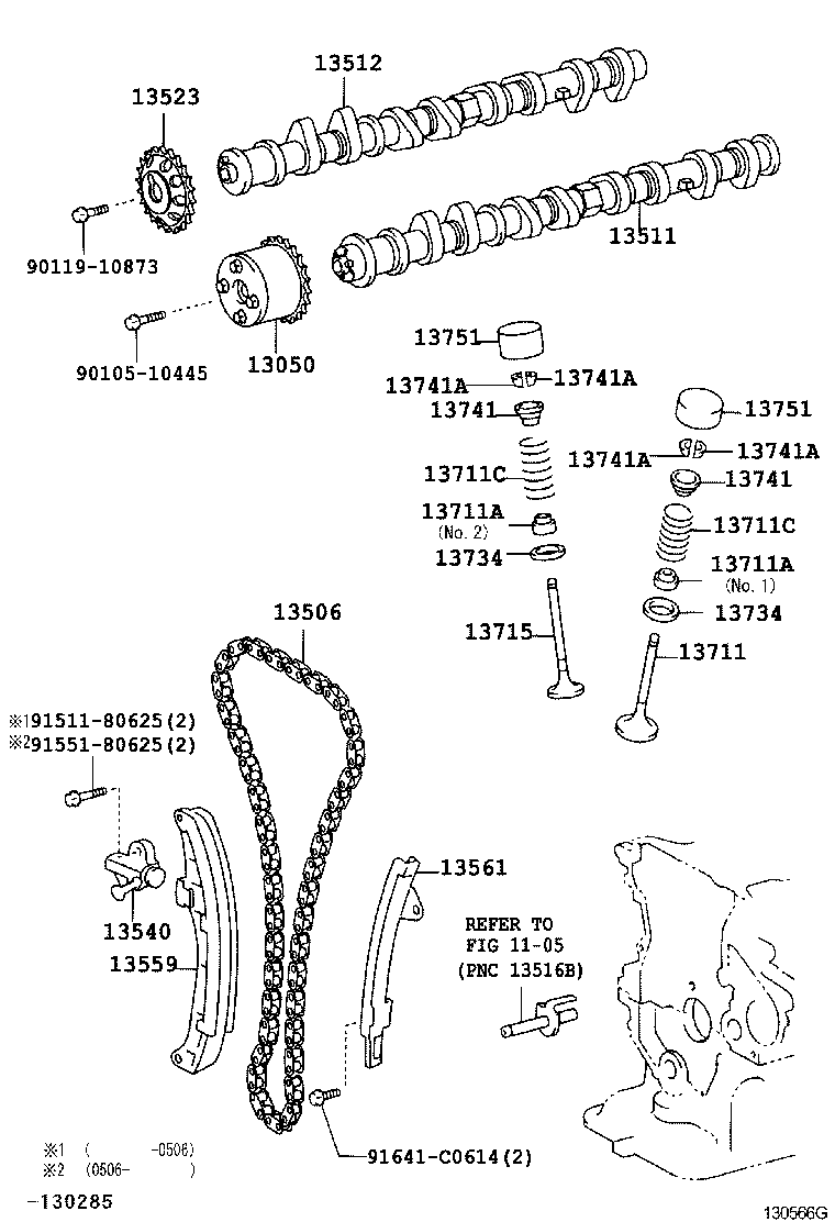 13520-23010 SPROCKET ASSY, CAMSHAFT TIMING product image