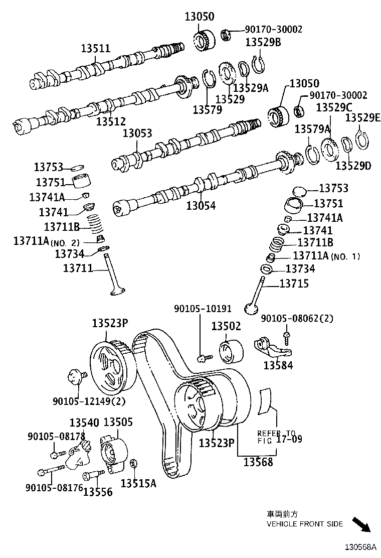 13568-09080 BELT, TIMING product image