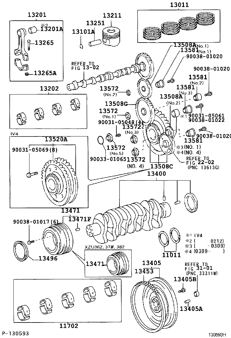 90031-09057 BOLT, FLYWHEEL SETTING product image