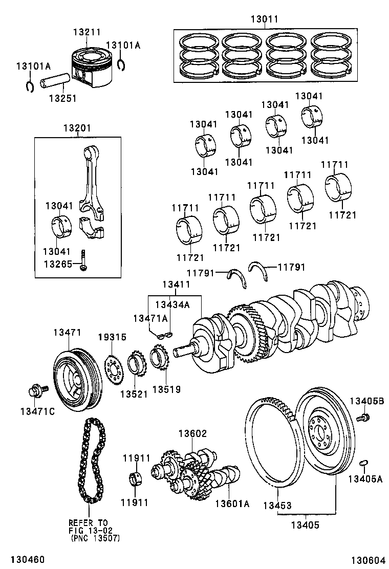 13450-27022 FLYWHEEL SUB-ASSY product image