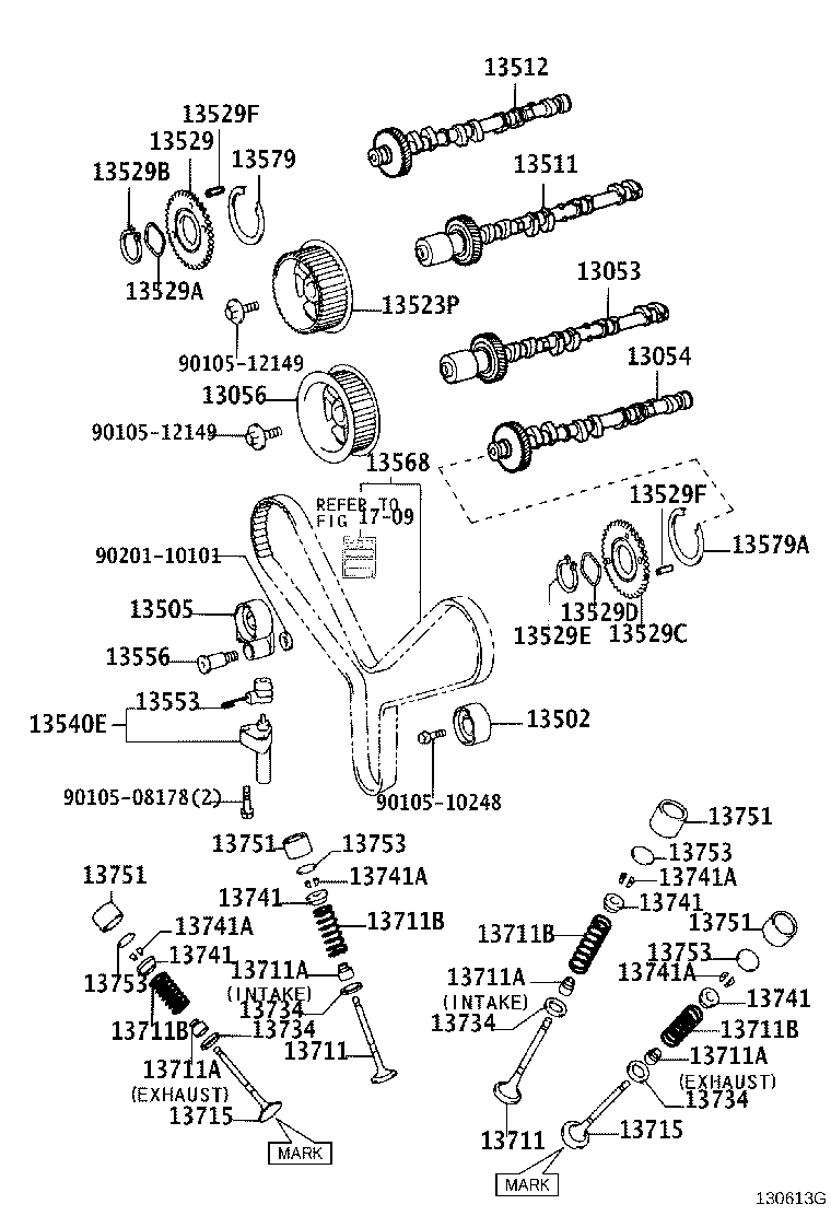 13613-17030 GEAR, INJECTION PUMP DRIVE product image
