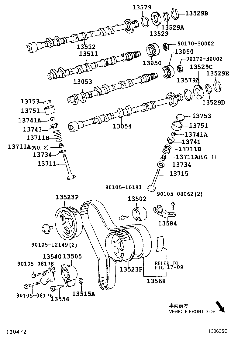 13529-20010 GEAR, CAMSHAFT SUB product image