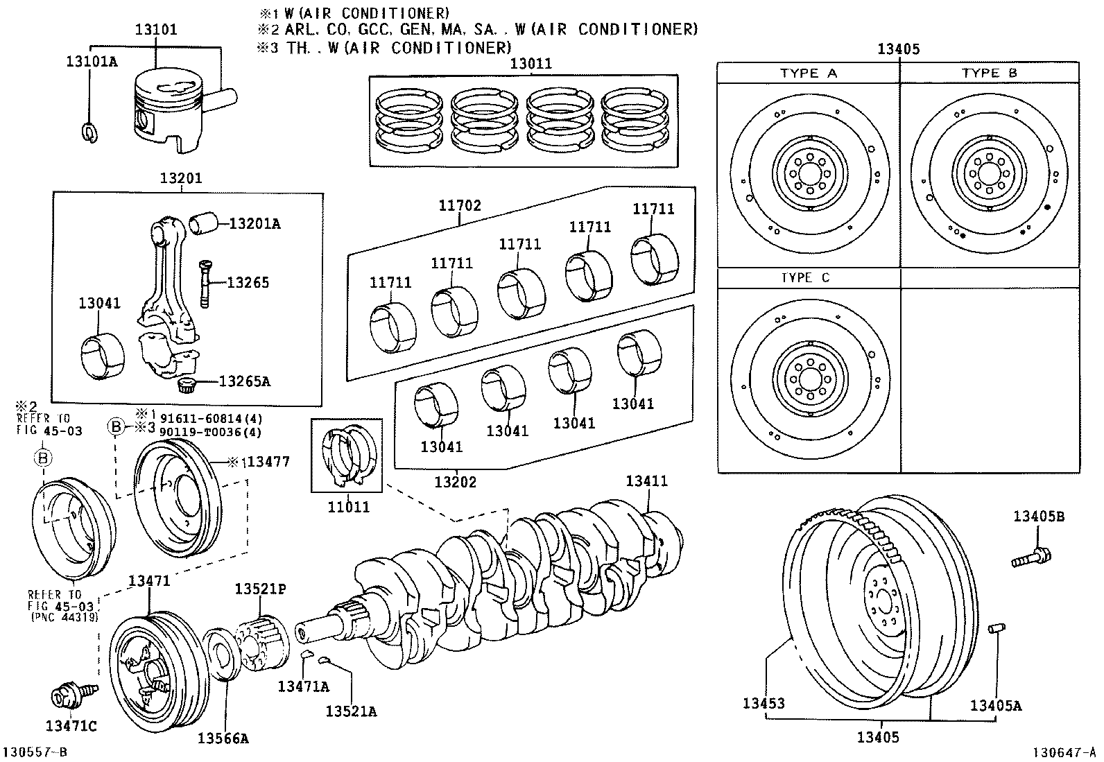 11011-0L010 WASHER SET, CRANKSHAFT THRUST product image