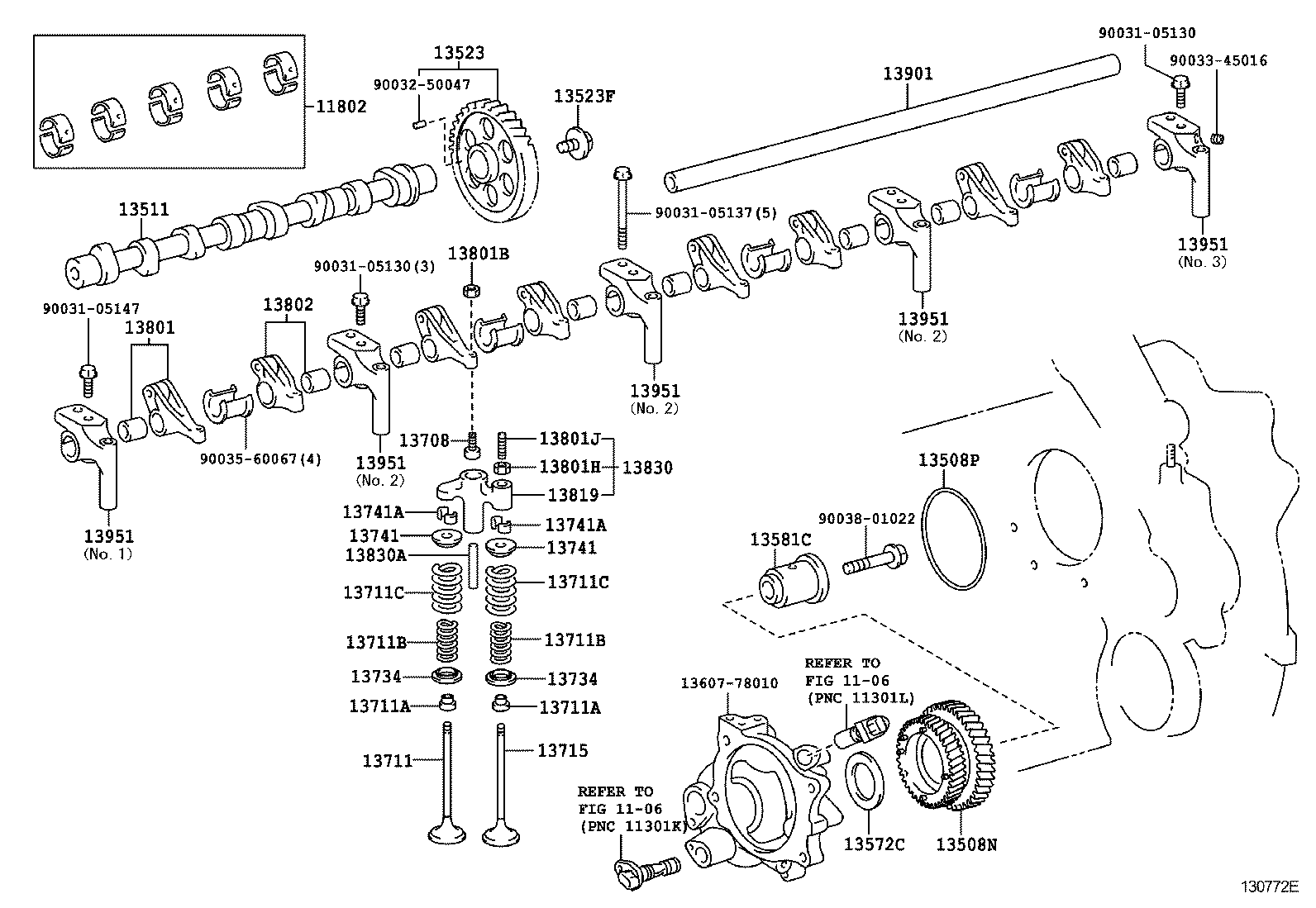 11340-78020 SLEEVE(FOR INJECTION PUMP DRIVE SHAFT BEARING HOLDER) product image