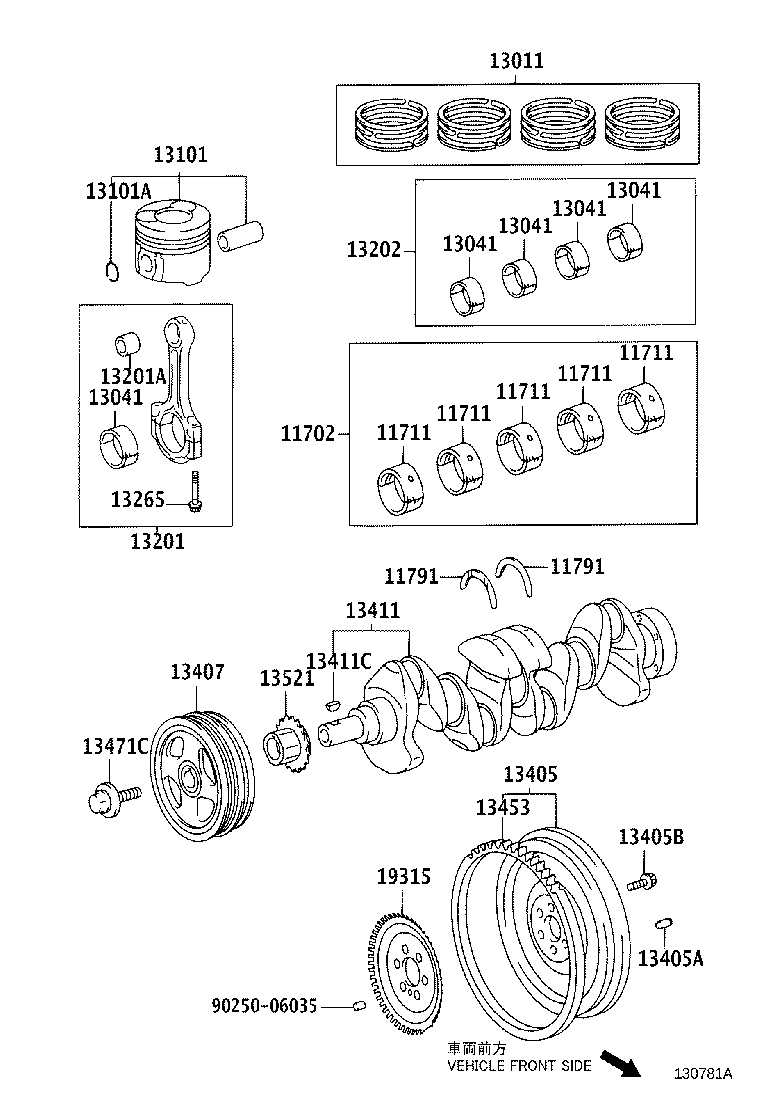 13201-27011 ROD SUB-ASSY, CONNECTING product image
