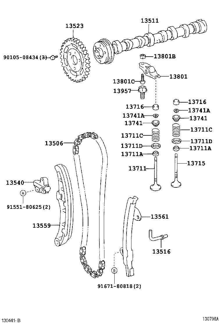 13501-0D021 CAMSHAFT product image