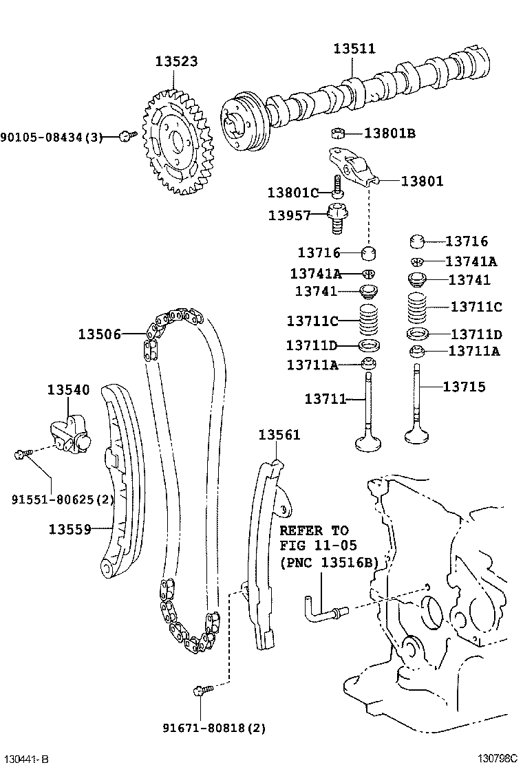 13050-22012 GEAR ASSY, CAMSHAFT TIMING product image