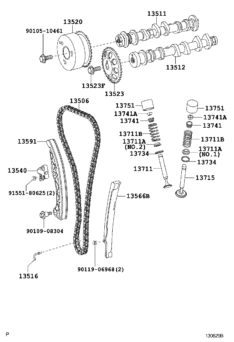 13501-37010 CAMSHAFT product image
