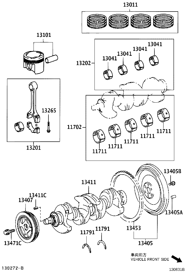 13201-49065 ROD SUB-ASSY, CONNECTING product image