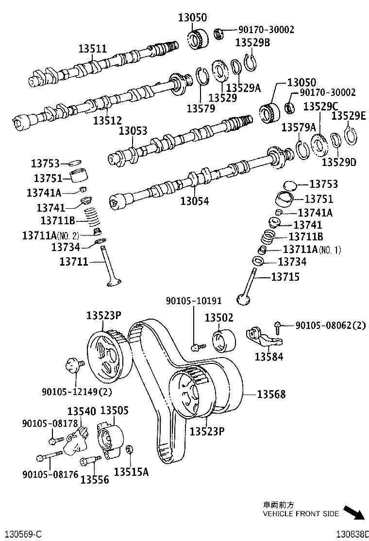 13501-20060 CAMSHAFT product image