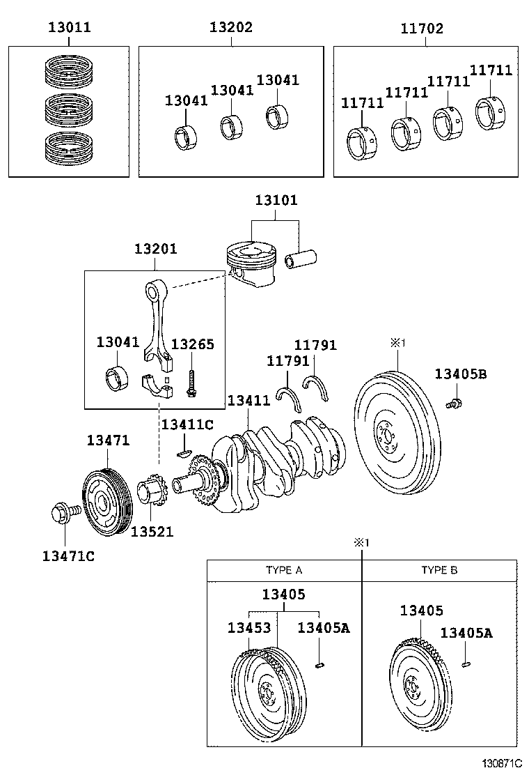 13201-49075 ROD SUB-ASSY, CONNECTING product image