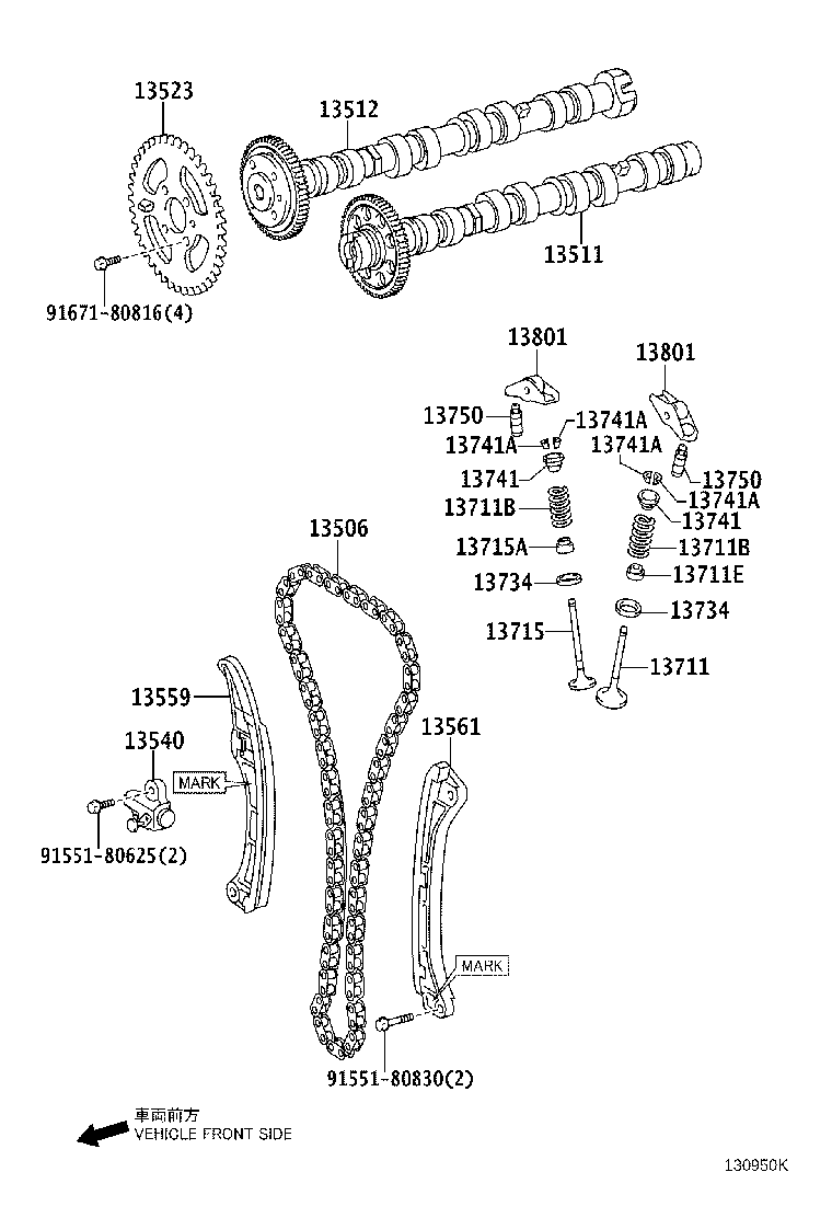 13530-31021 SPROCKET ASSY, IDLE product image
