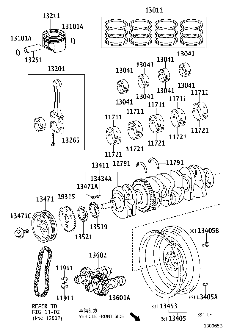 13101-31091 PISTON SUB-ASSY, W/PIN product image