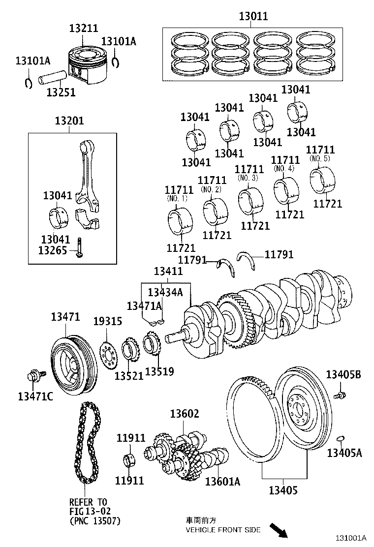 Toyota 13470-28040 PULLEY, CRANKSHAFT