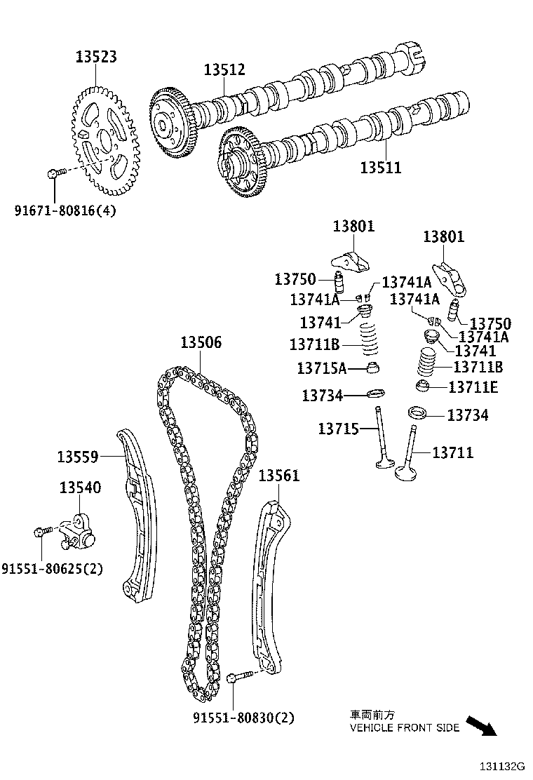 13501-26010 CAMSHAFT product image
