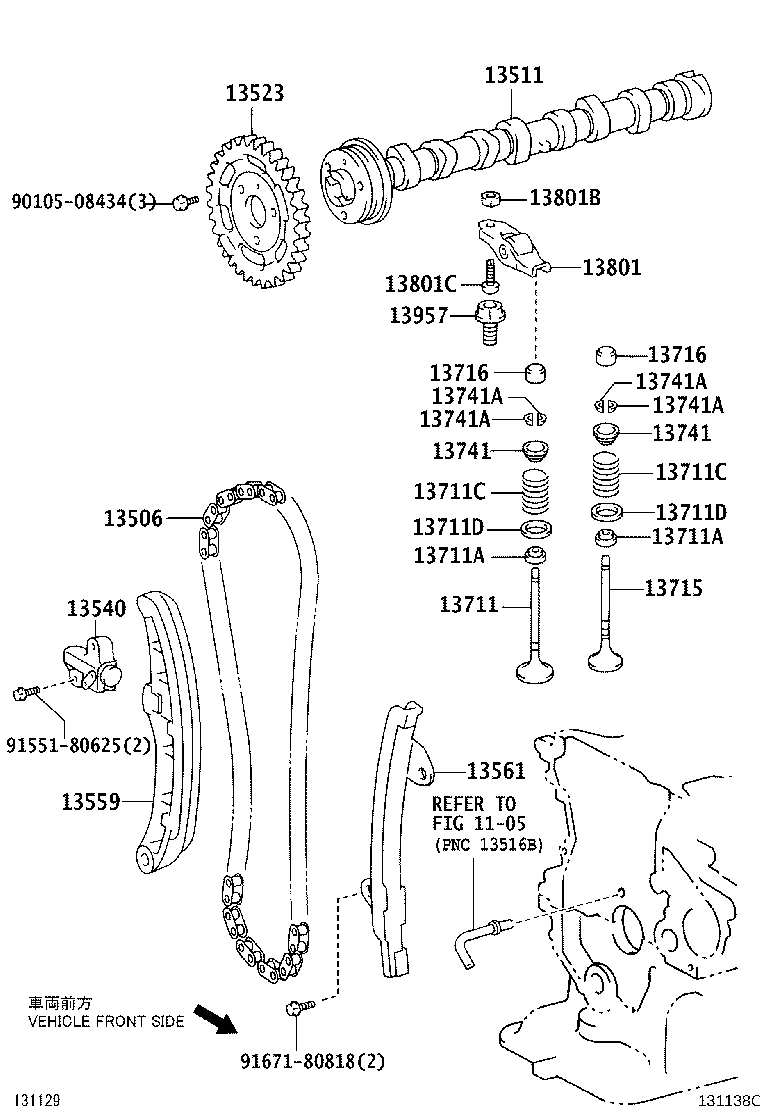 13501-26010 CAMSHAFT product image