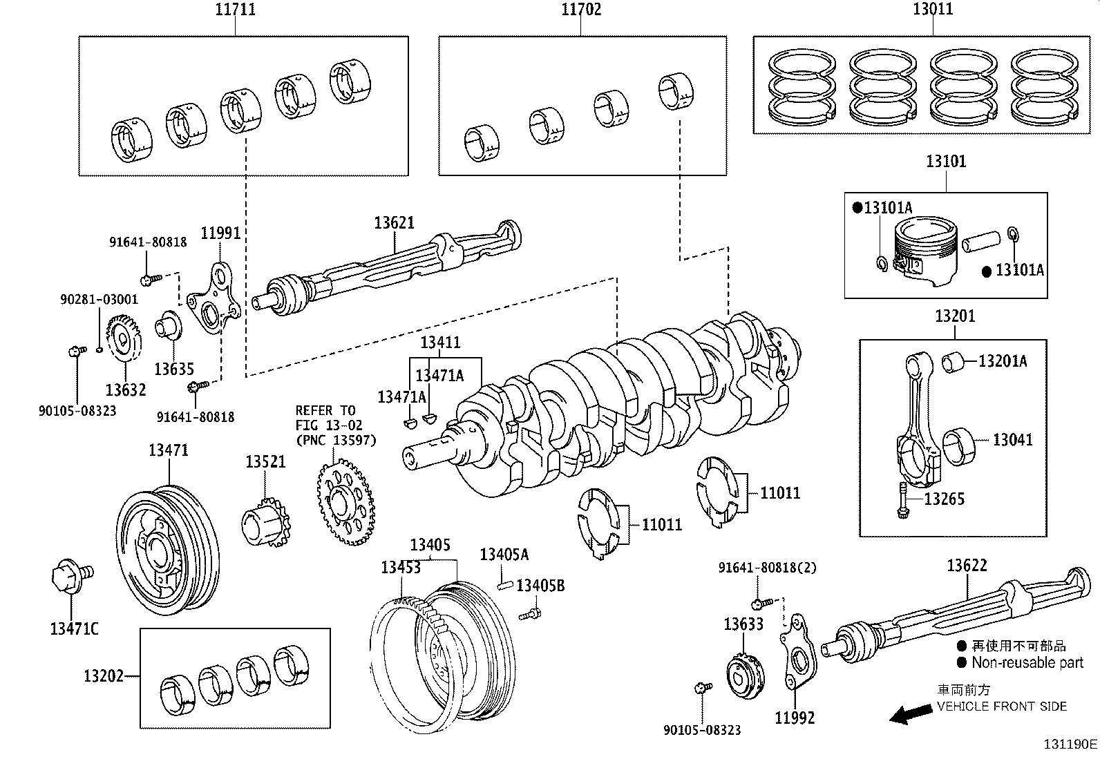 13470-78131 DAMPER SUB-ASSY, CRANKSHAFT product image