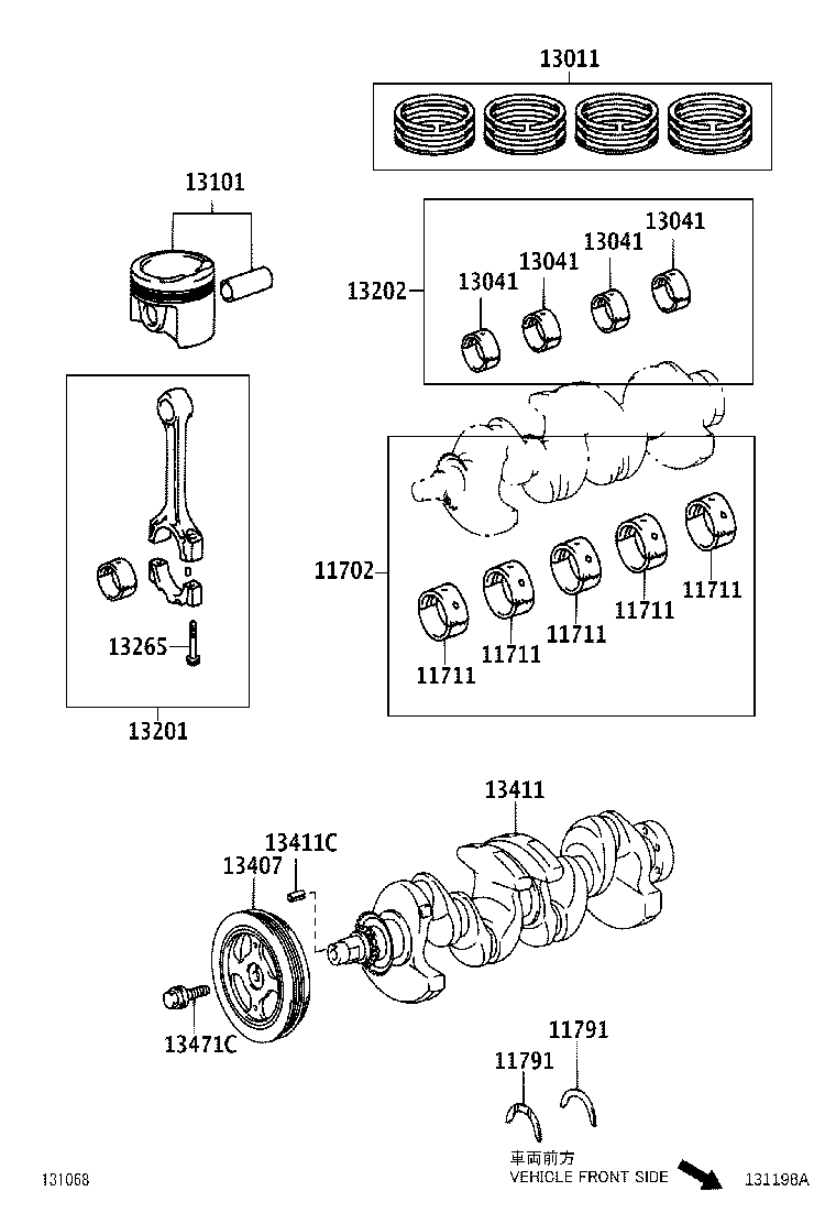 13470-37030 PULLEY, CRANKSHAFT product image