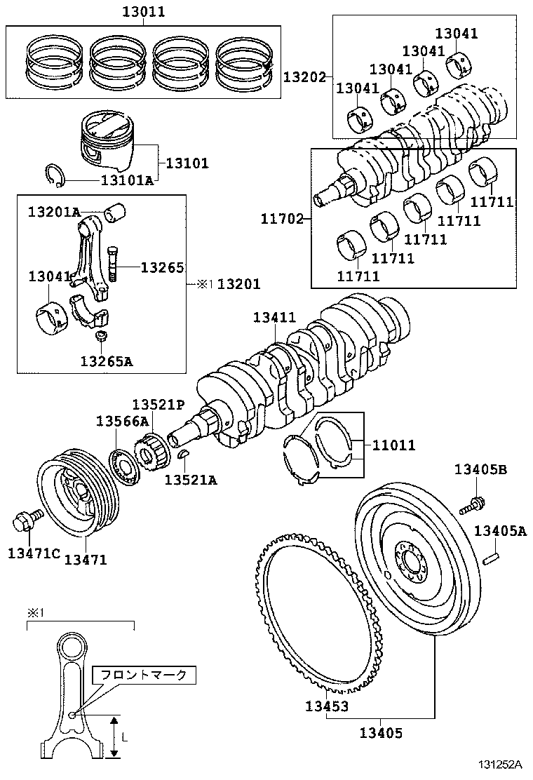 13103-16130 PISTON SUB-ASSY, W/PIN product image