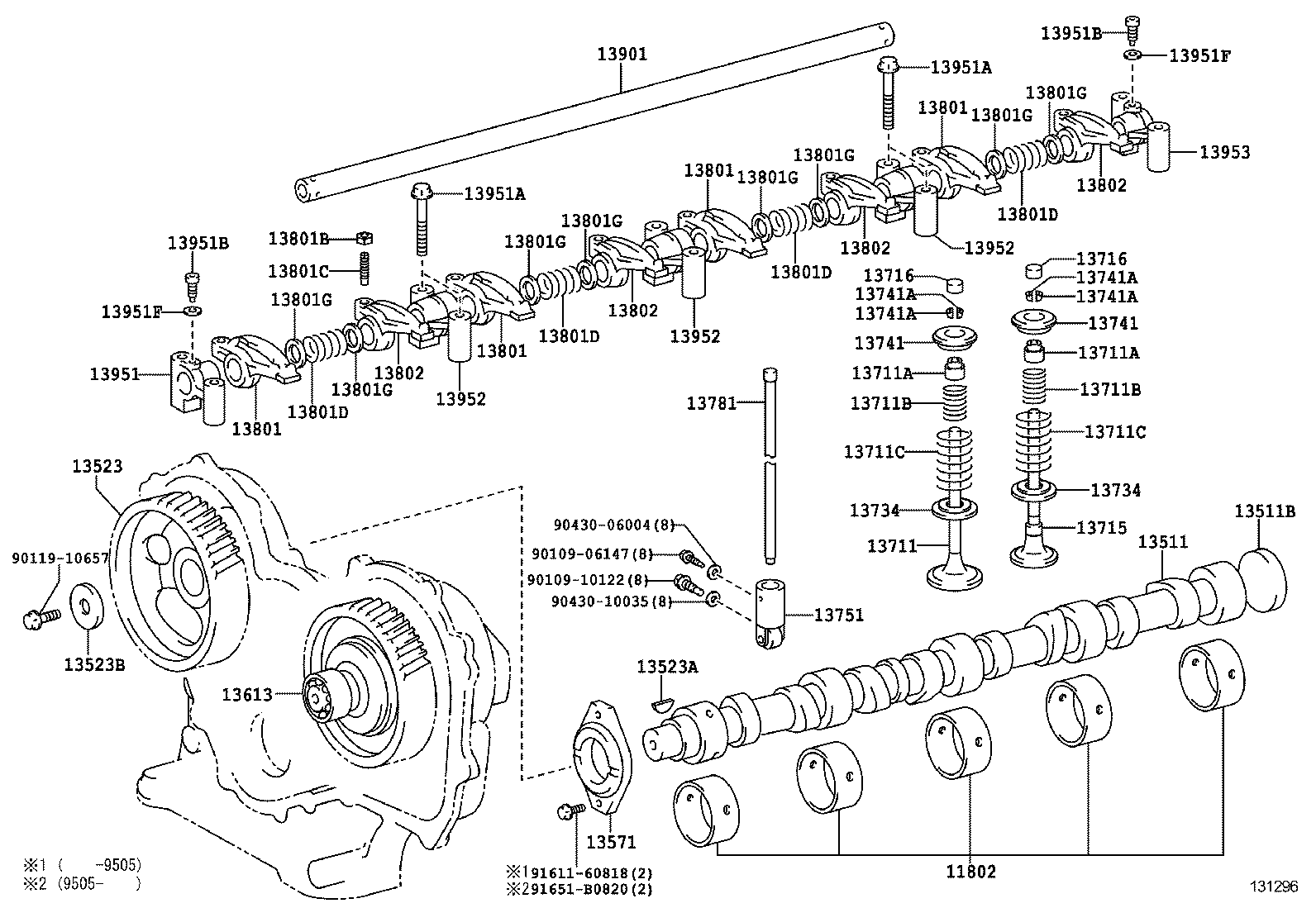 13511-17031 CAMSHAFT product image