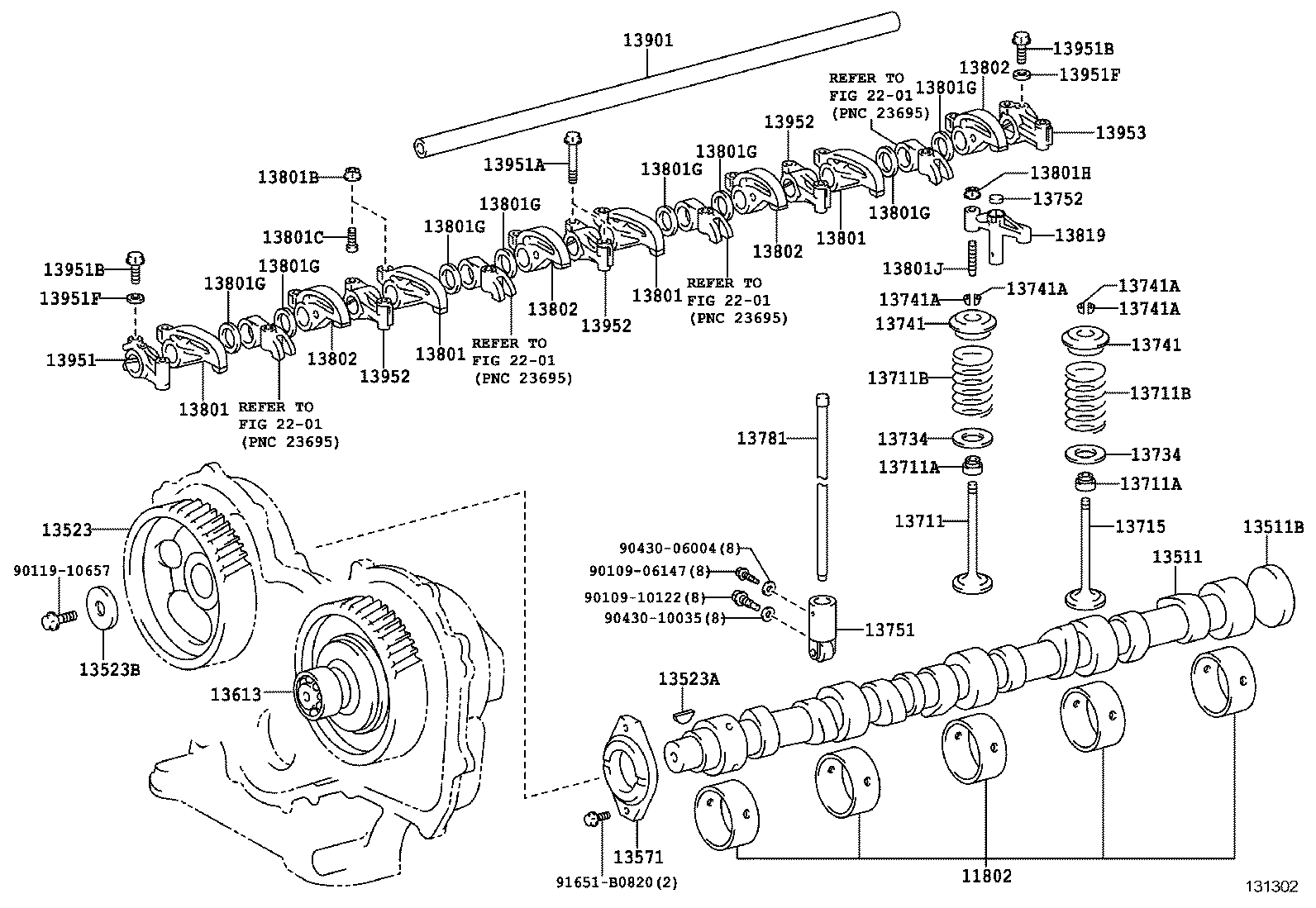 13511-17031 CAMSHAFT product image