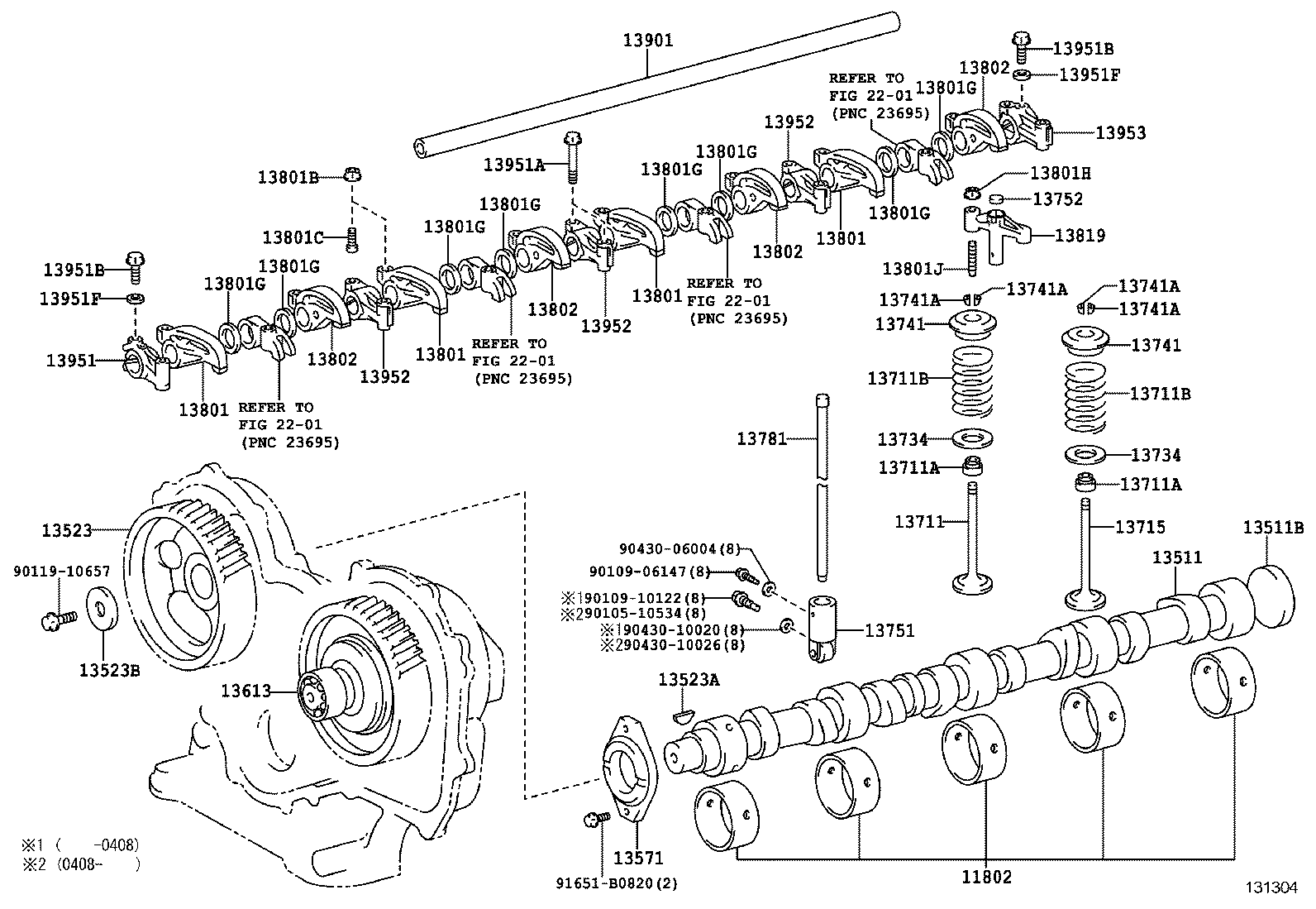 11802-58010 BEARING SET, CAMSHAFT product image