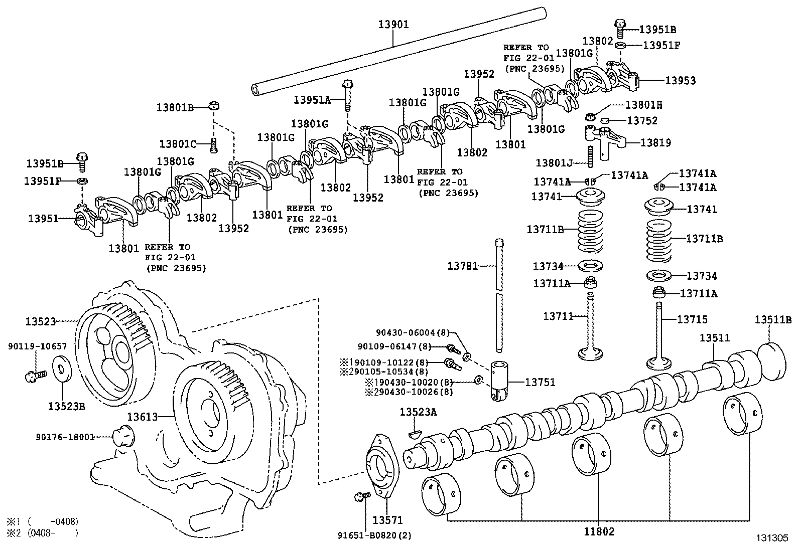 11802-58010 BEARING SET, CAMSHAFT product image