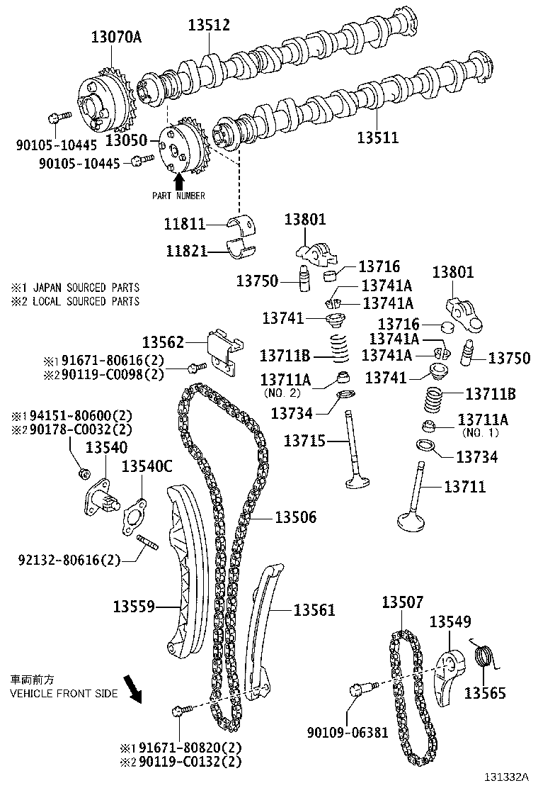 13715-0T030 VALVE, EXHAUST product image