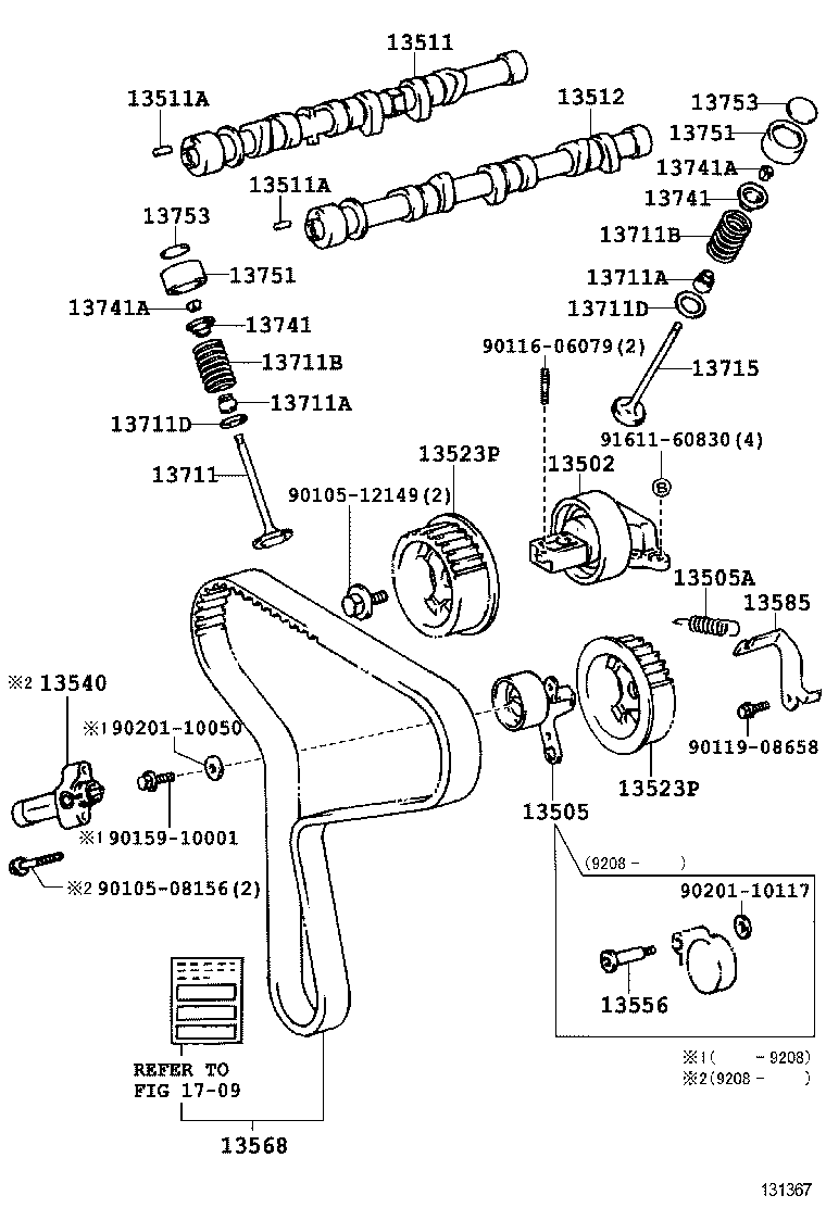 13540-65010 TENSIONER ASSY, CHAIN, NO.1 product image