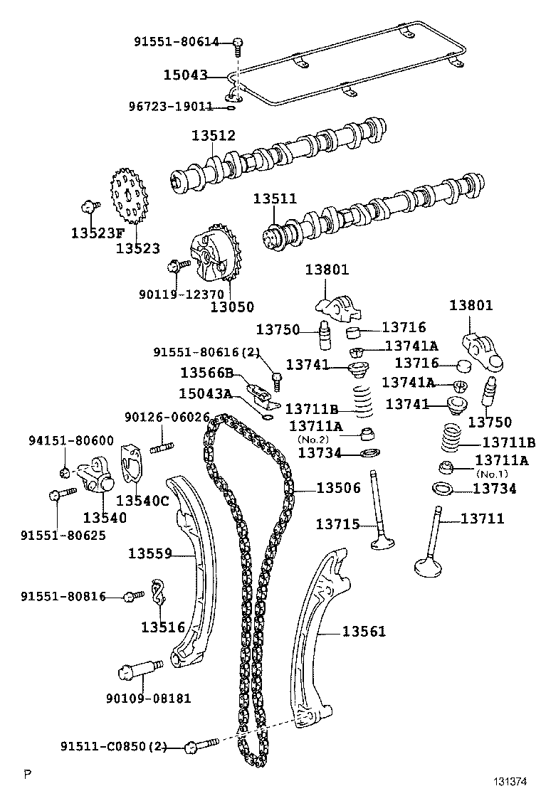 90501-32050 SPRING, COMPRESSION(FOR INNER) product image