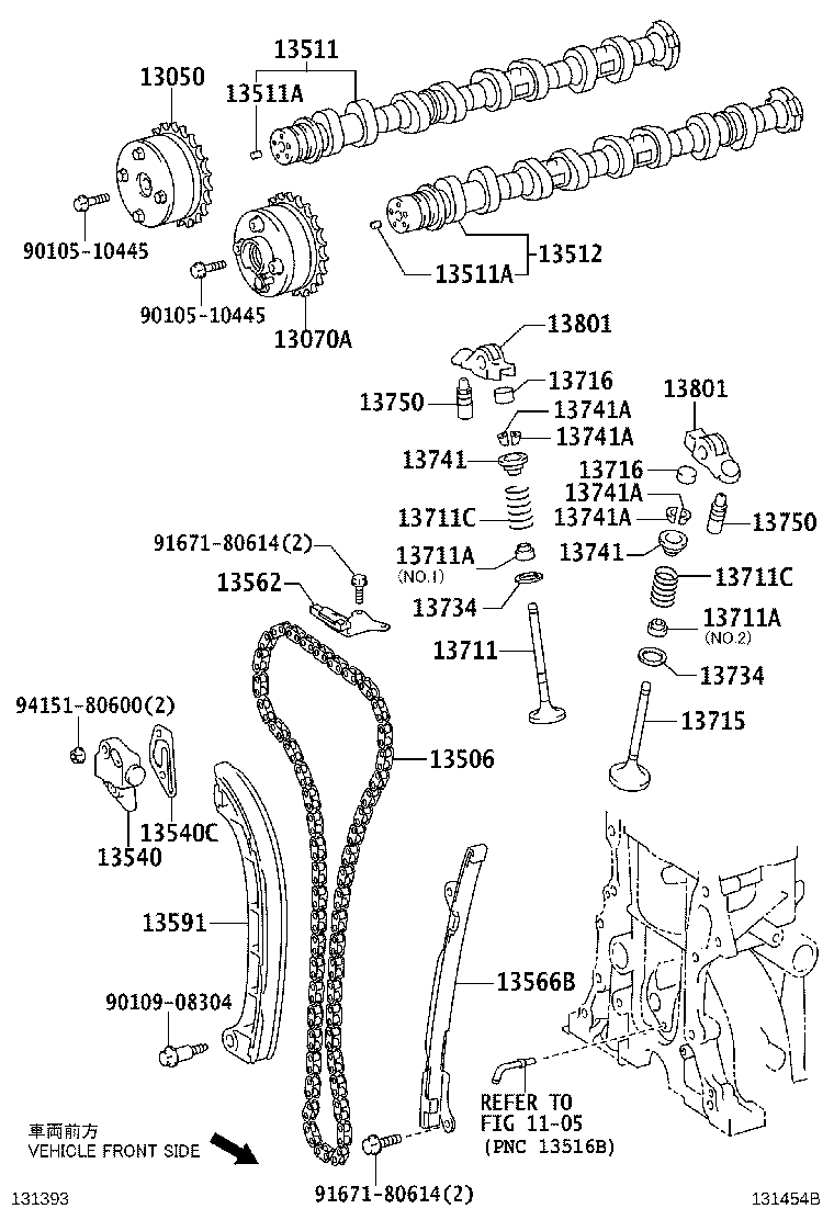 13501-26010 CAMSHAFT product image