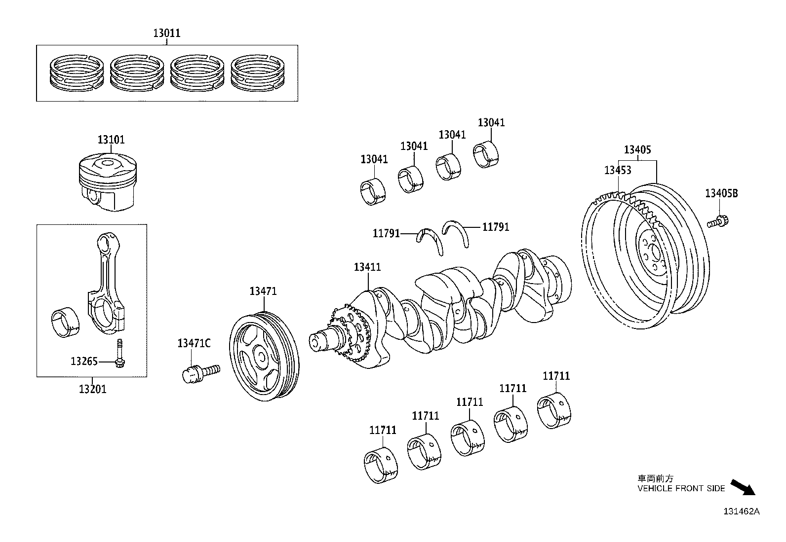 90149-10010 BOLT, FLYWHEEL SETTING product image