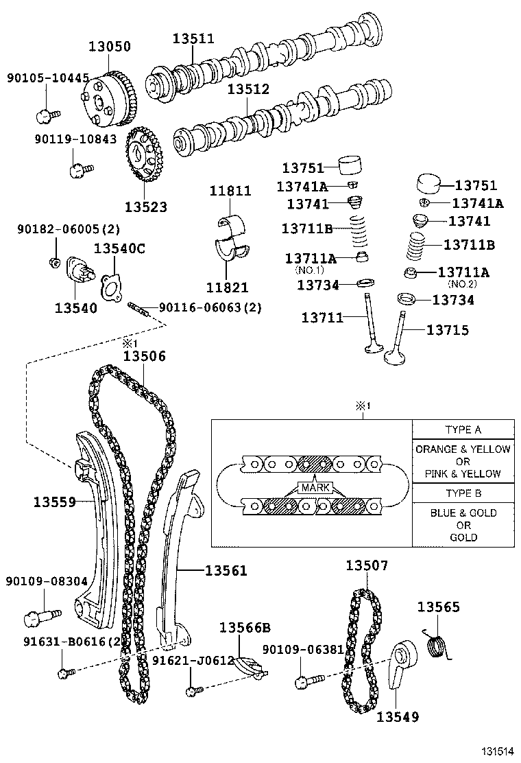 13523-28030 GEAR OR SPROCKET, CAMSHAFT TIMING product image