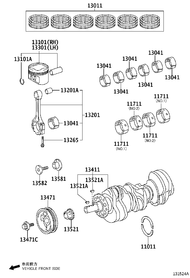 13401-31021 CRANKSHAFT product image