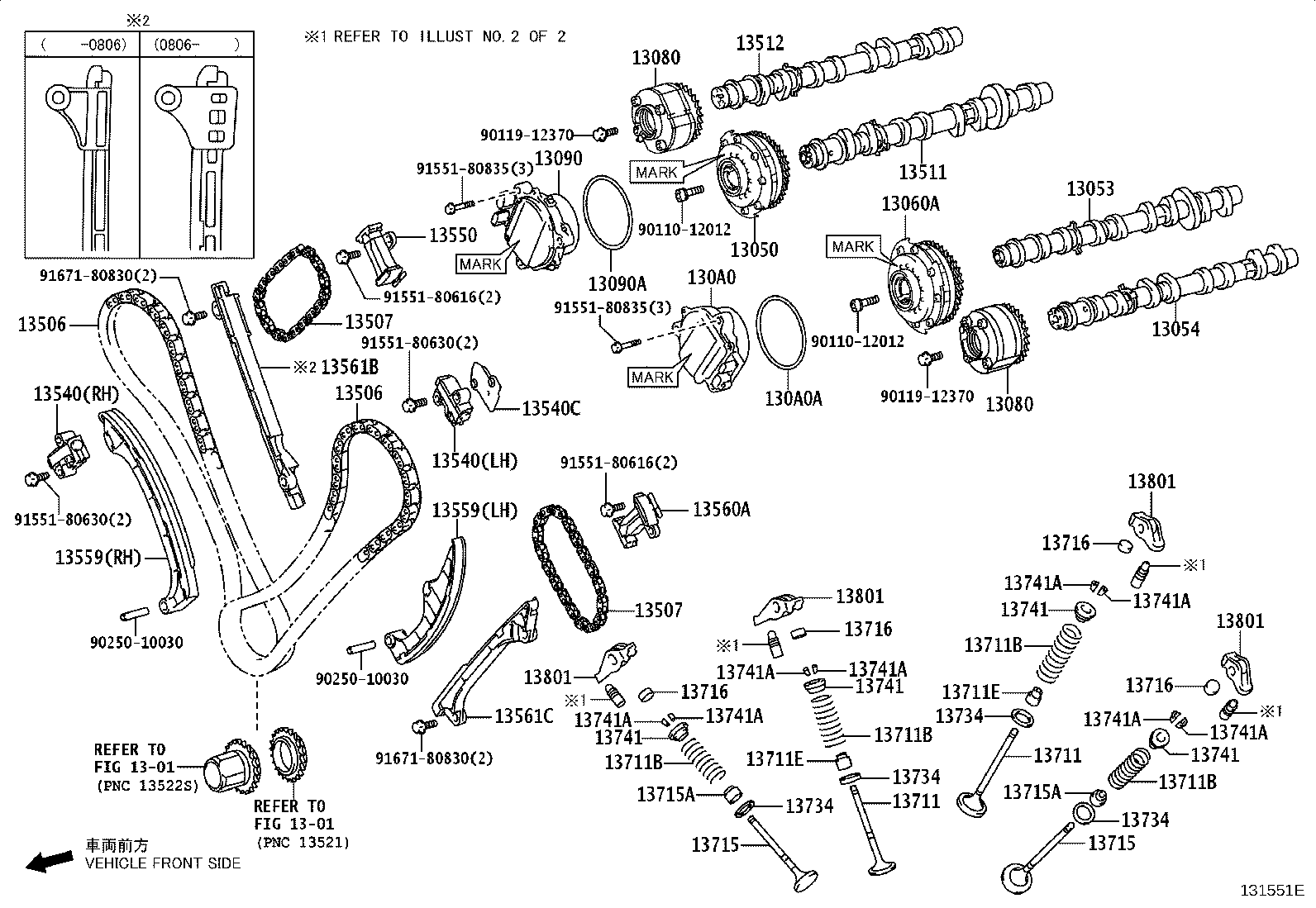 Toyota 13050-38050 GEAR ASSY, CAMSHAFT TIMING