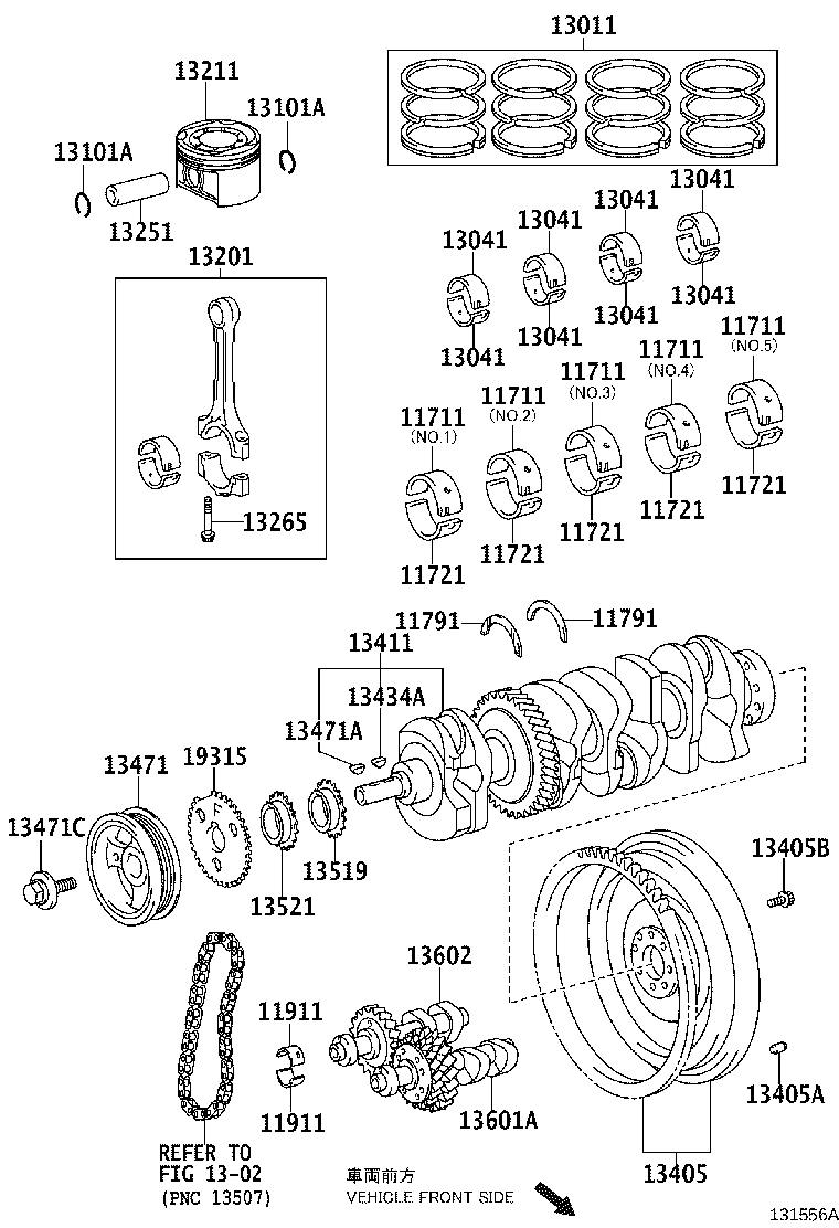 13201-09750-C0 ROD SUB-ASSY, CONNECTING product image