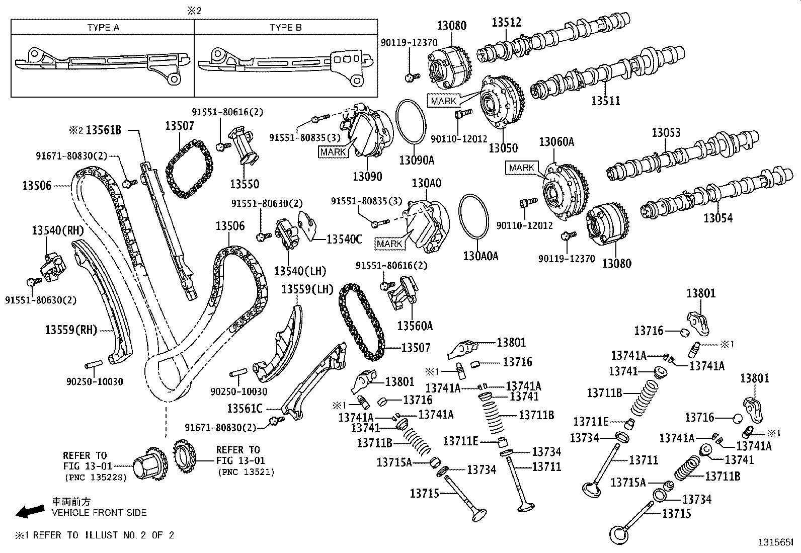 Toyota 13050-38032 GEAR ASSY, CAMSHAFT TIMING