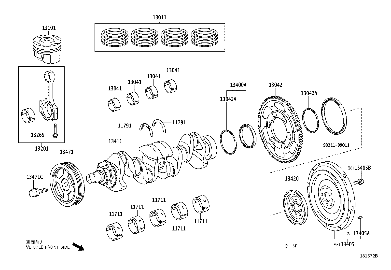 11704-33060 BEARING SET, CRANKSHAFT product image