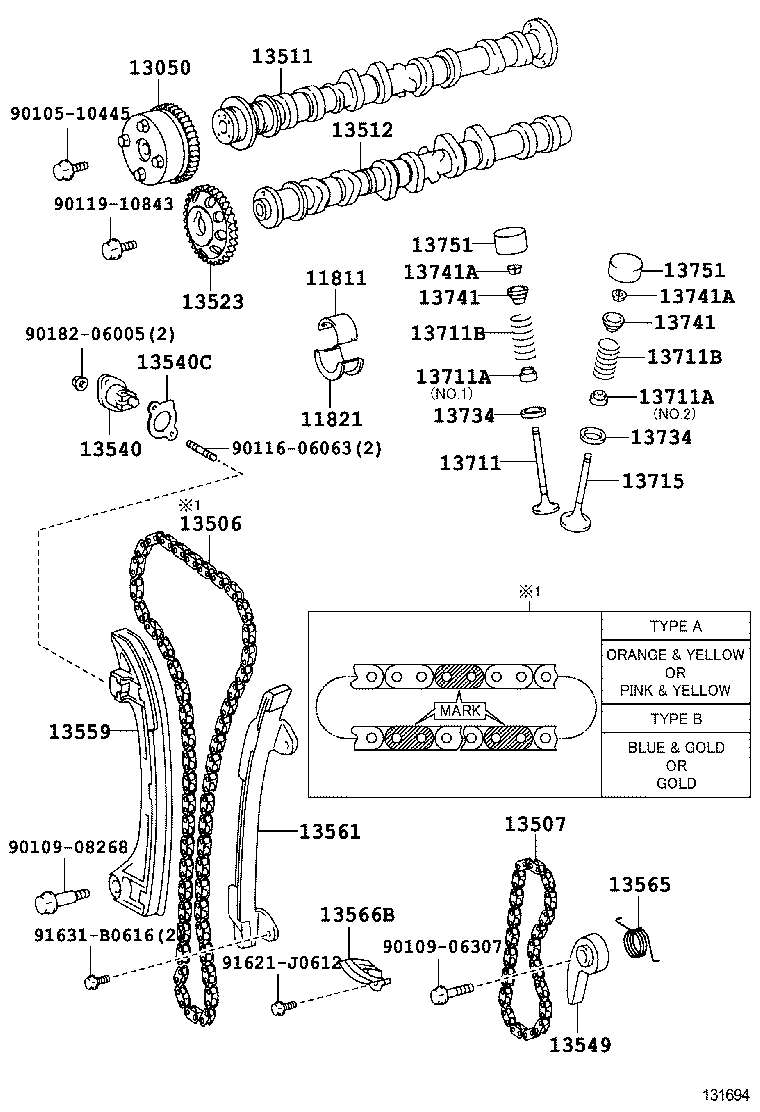 13549-28010 PLATE, CHAIN TENSIONER product image