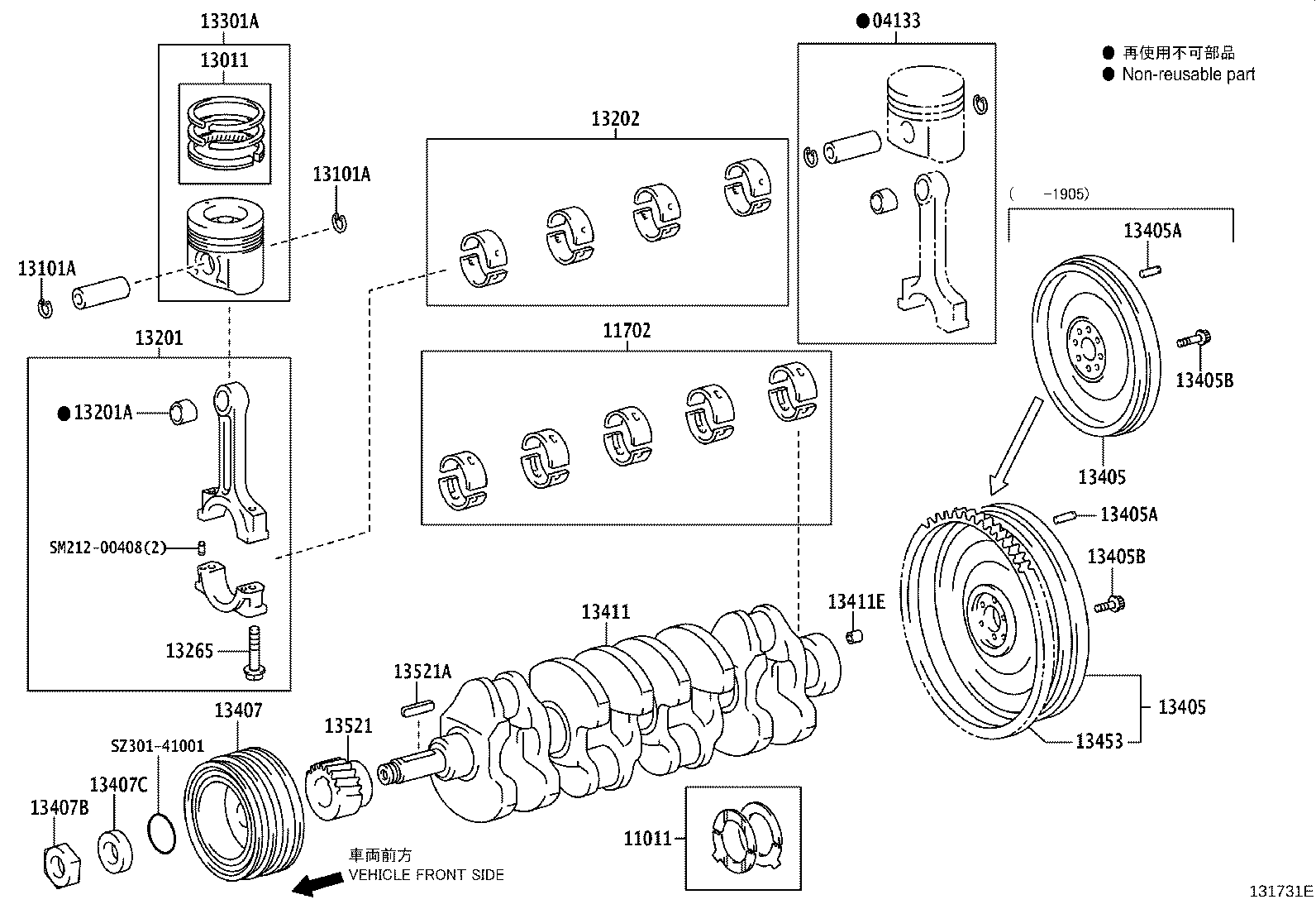 13451-E0G71 FLYWHEEL SUB-ASSY product image